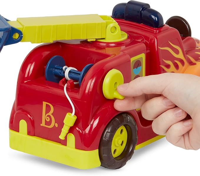 B. toys 消防車 消防士フィギュア2体つき ファイヤートラック サウンド