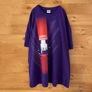 【GILDAN】イラスト バックプリント Tシャツ centrikid camp XXL ビッグサイズ US古着 アメリカ古着