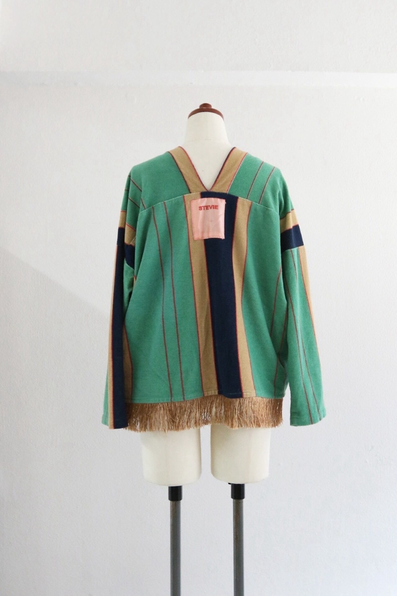 【STEVIE 】PILE STRIPE GOWN