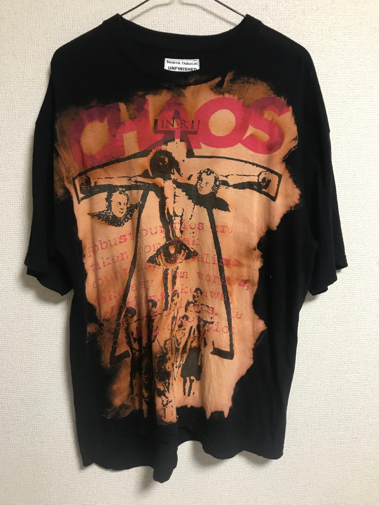 UNFINISHED CHAOSTシャツ
