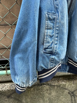 denim bomber jacket