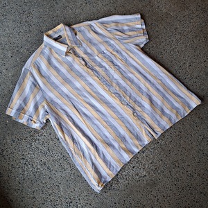 ドイツ製 ストライプシャツ used [206007]