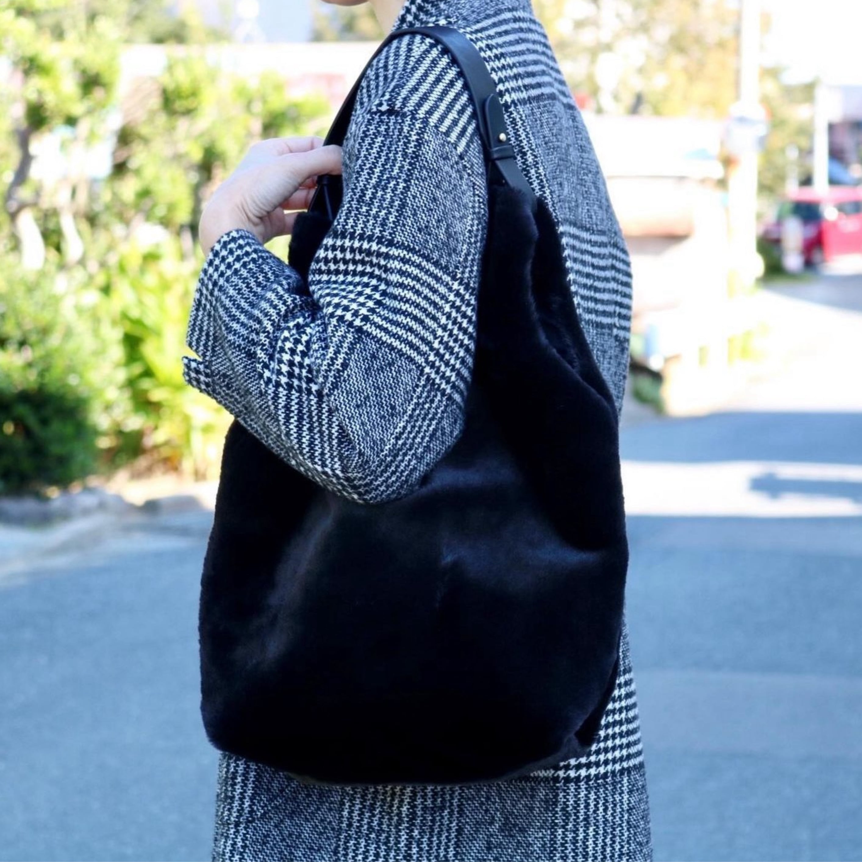 shesay ファー2WAYバッグ コットニー | Zakka so-la
