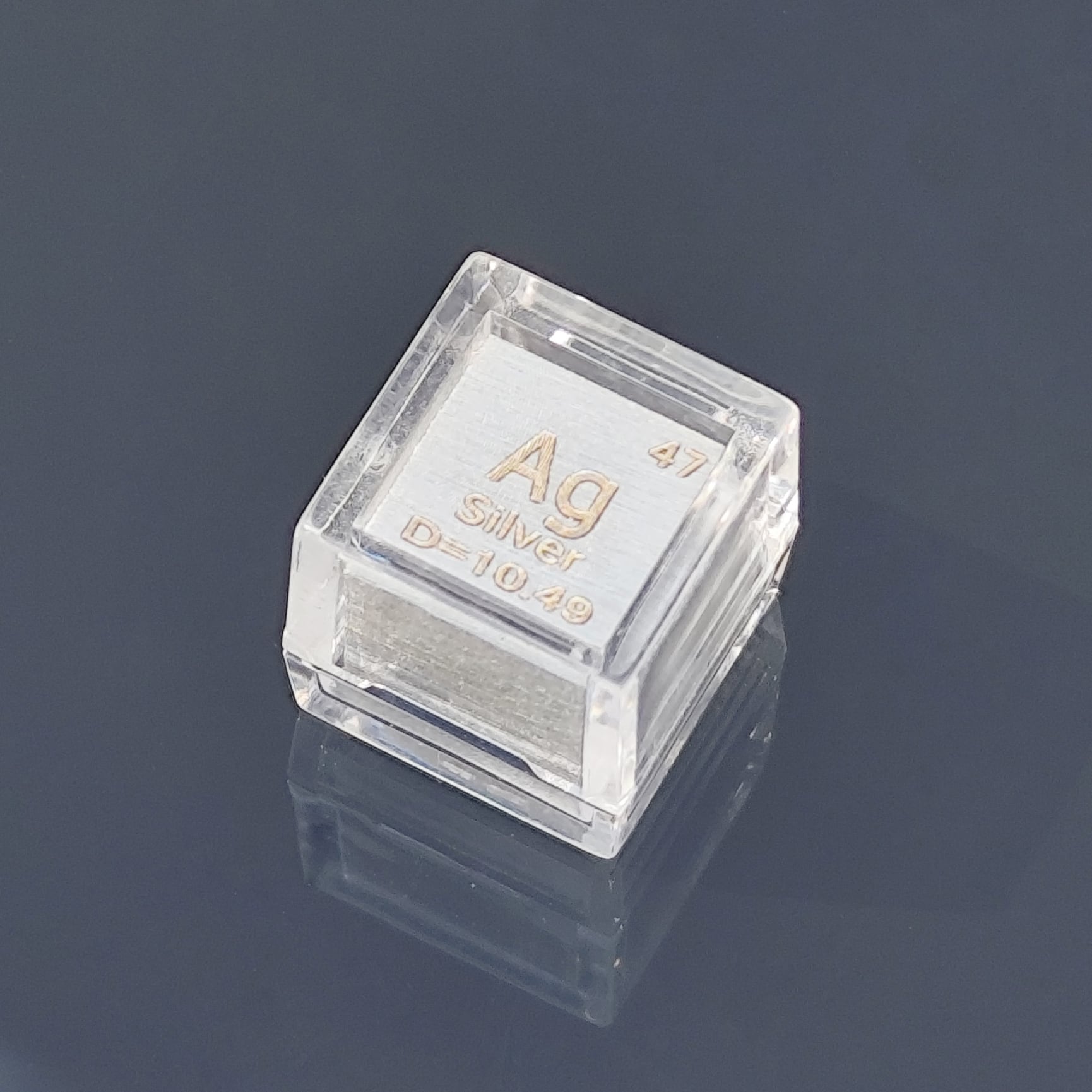 元素標本キューブ 銀 Ag | 葡萄屋 鉱物＆雑貨店