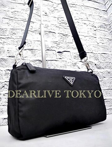 レア美品◇PRADA プラダ ビッグリボンデザイン ナッパレザー 2way  