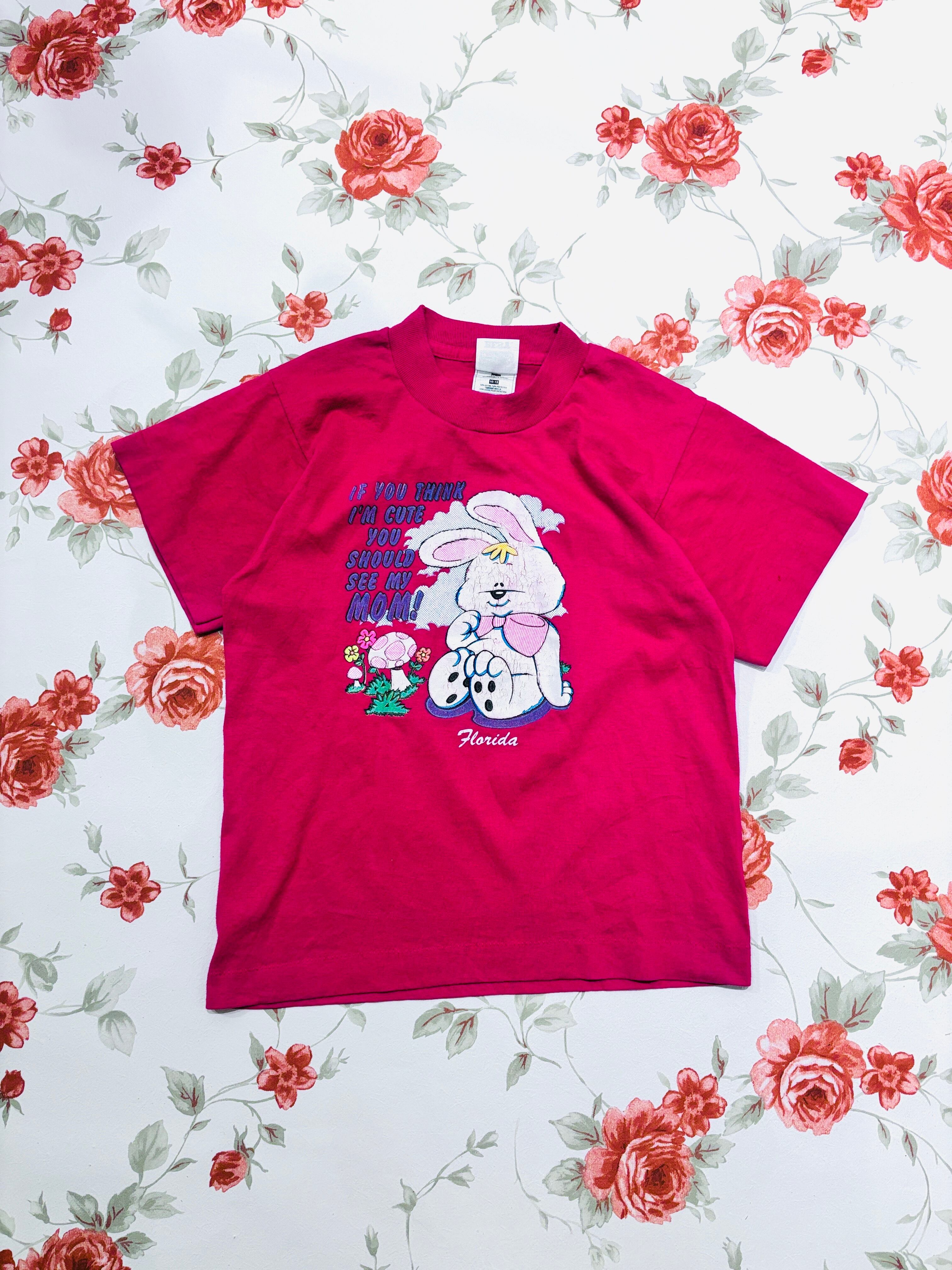 【kids vintage】flog T-sh. about 6-8y