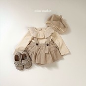 ミミマーケット / mimimarket / リズ襟付きT / 韓国子供服 / キッズ / 26winter〖取寄〗*S~L*