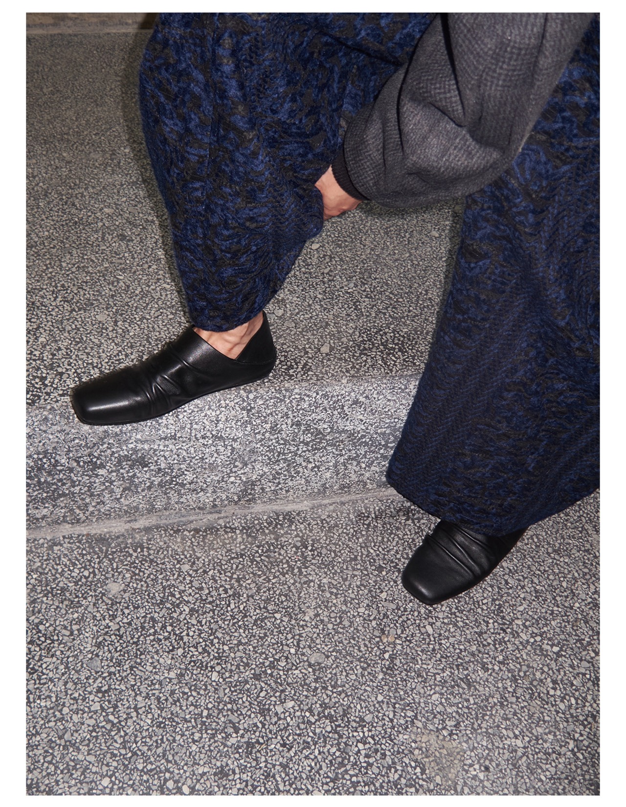 JCAESAR Premium Leather Slippers"2type"