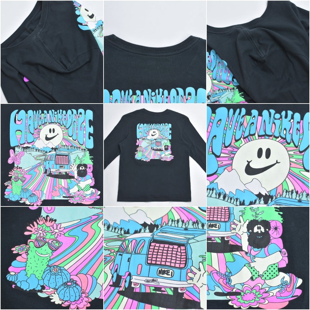 20s NIKE ナイキ ポップ グラフィック デザイン ロングスリーブ T