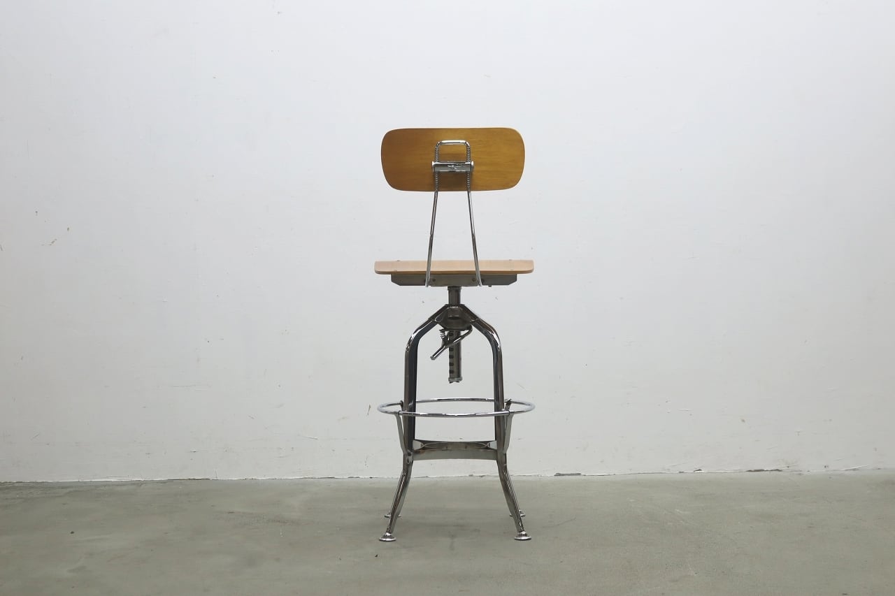 トレドハイチェアB ノーザンオハイオインダストリアル カウンターチェア ブラウン U.S. NORTHERN OHIO INDUSTRIAL ノーザンオハイオ トレド 昇降