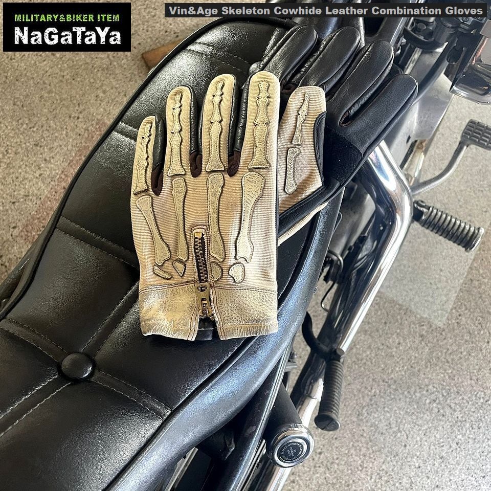Vin&Age ヴィンアンドエイジ VG15 SKELETON GLOVES スケルトングローブ