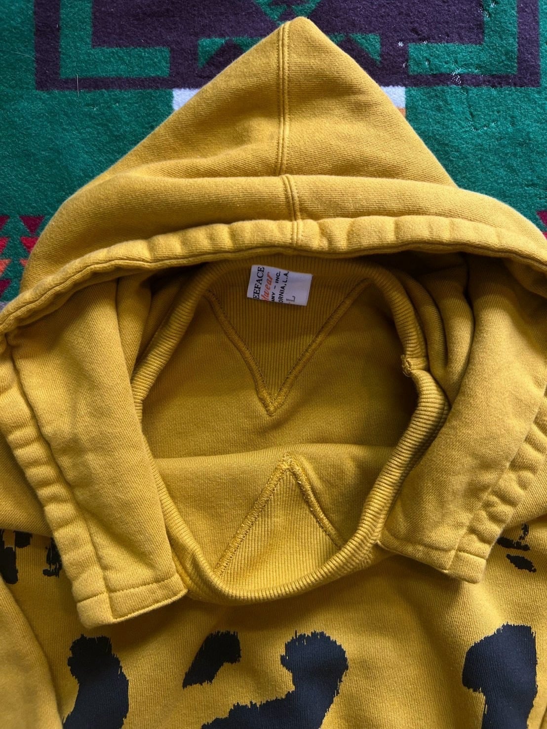 THREEFACE DOUBLE FACE AFTER HOODIE | vintage clothing twoface