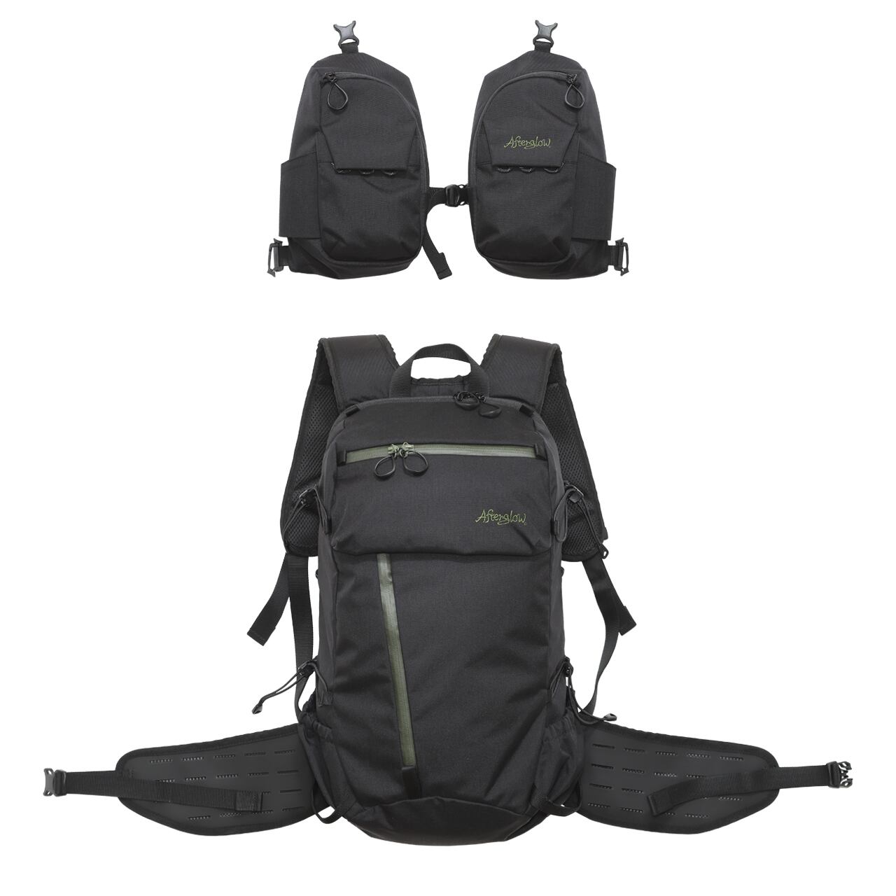 STREAM CHASER BACKPACK BLACK / ストリーム チェーサー バックパック 