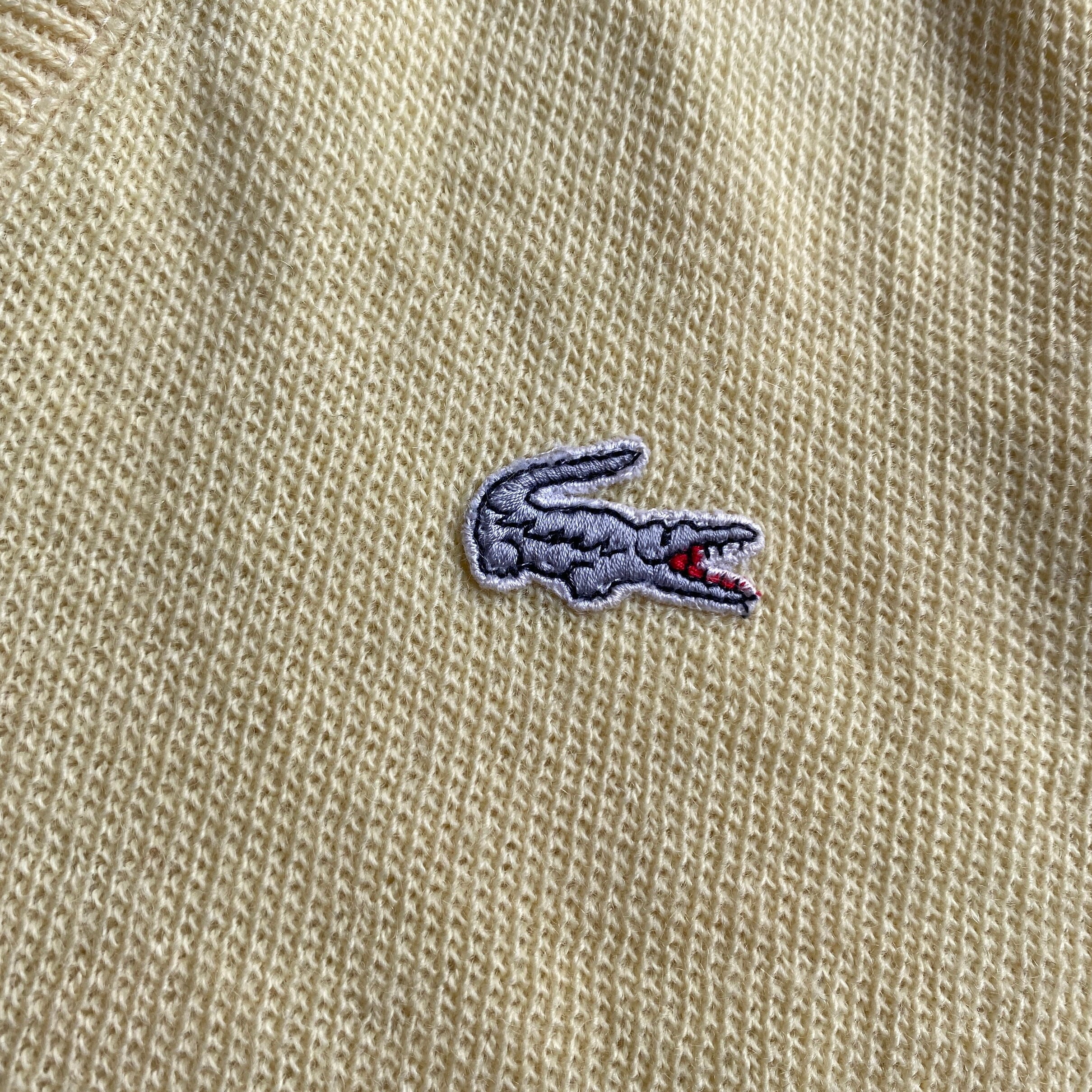 LACOSTE ラコステ　ベスト　イエロー