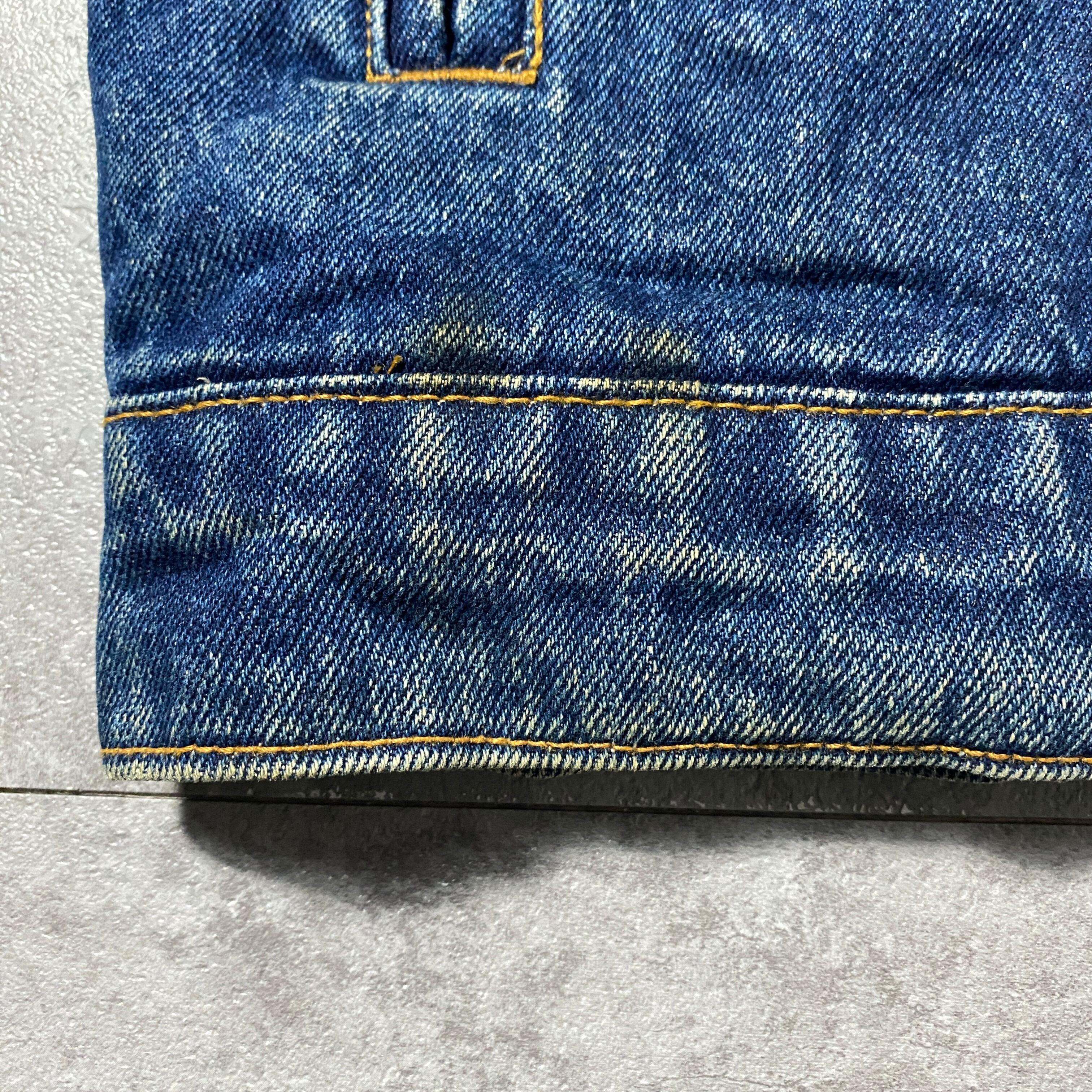 Size.XL】90's Marlboro マルボロ レザー襟 デニムジャケット