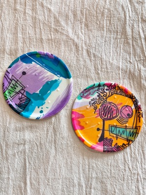 STUSSY Livin` GENERAL STORE/Coaster/コ－スタ－/チャンゴデザイン/雑貨/小物/ステュ－シ－