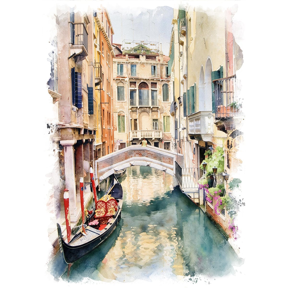 絵画 イタリア 風景画 ヴェネツィア（ベネチア）サン・マルコ地区