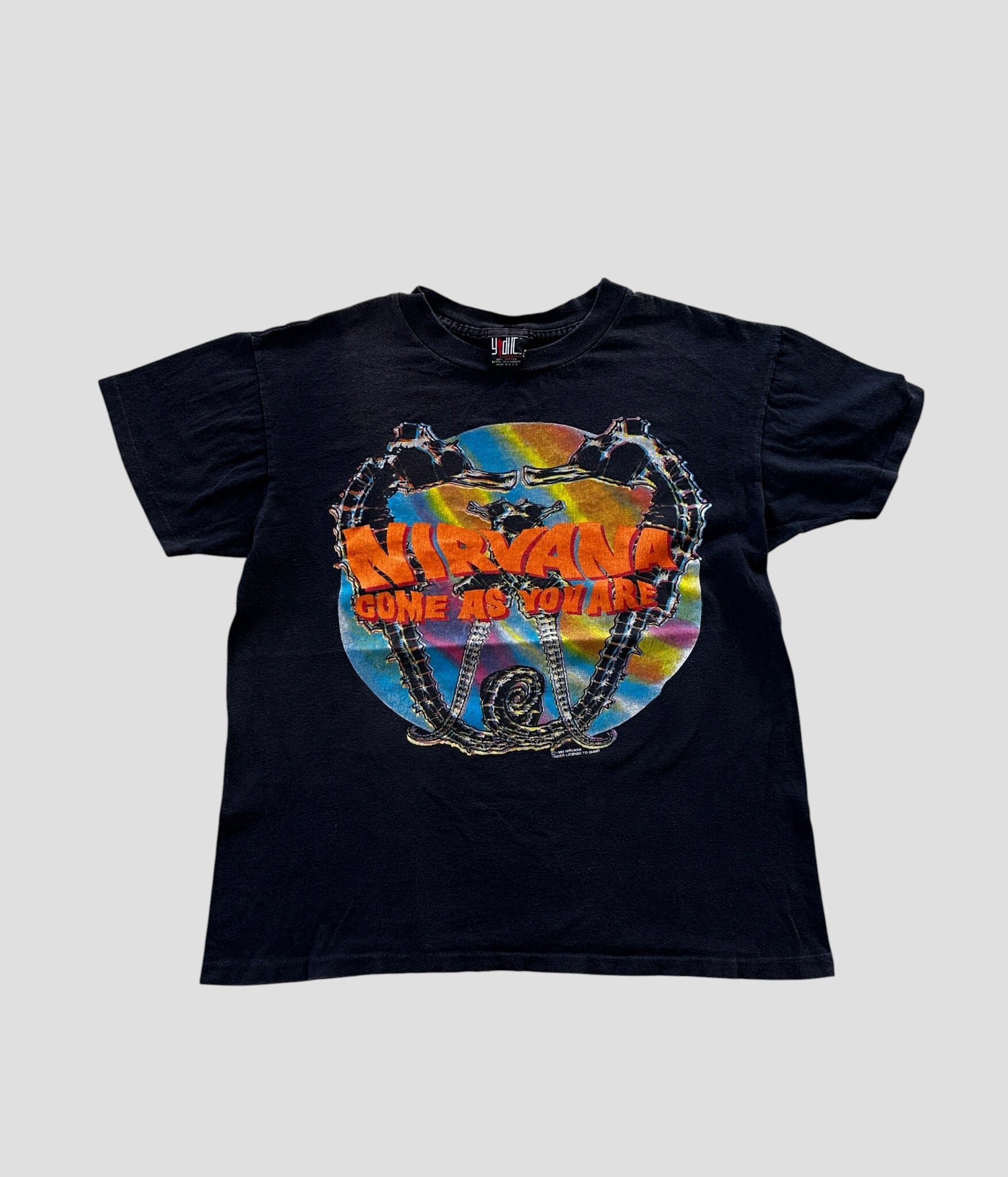 NIRVANA- Vintage 90s L Come As You Are T-shirt made in USA