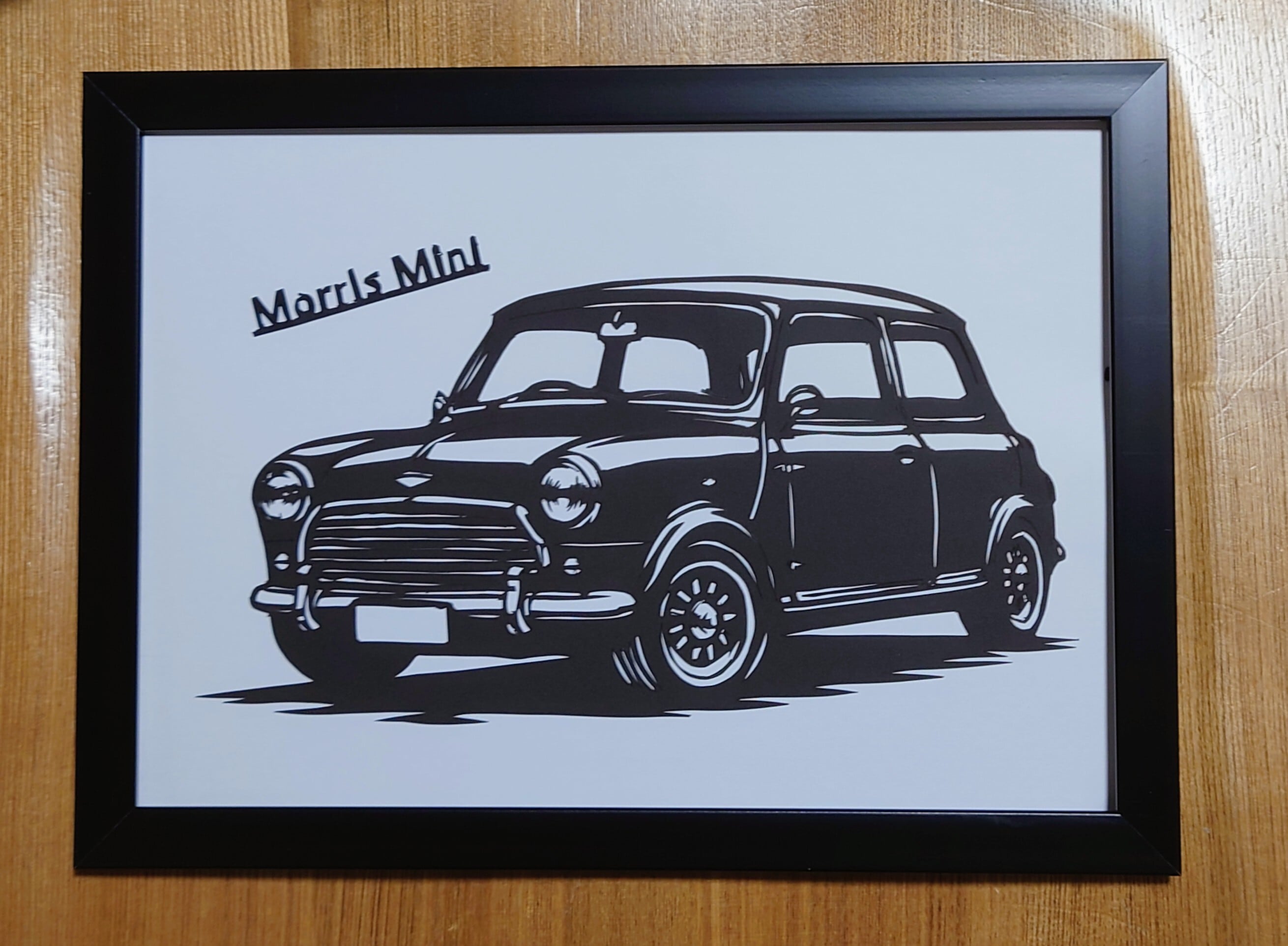 切り絵 フォルクスワーゲン ビートル | Miyu工房 Paper Cutting