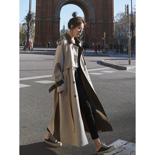 送料無料 春新作 トレンチコート レディース トレンチコート ロング ロングトレンチコート レディース トレンチコート スプリングコート レディース 春 コート