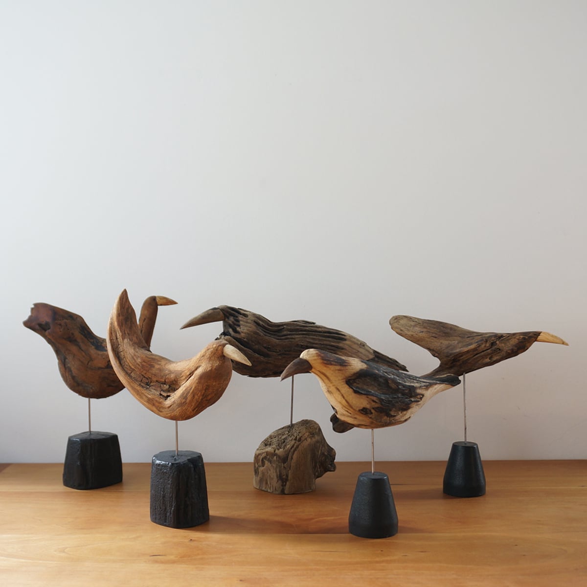 流木の鳥 C / 針原修 × 南部鉄器 | Houm Base