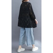 レース 花柄刺繍 Vネック トップス  30073