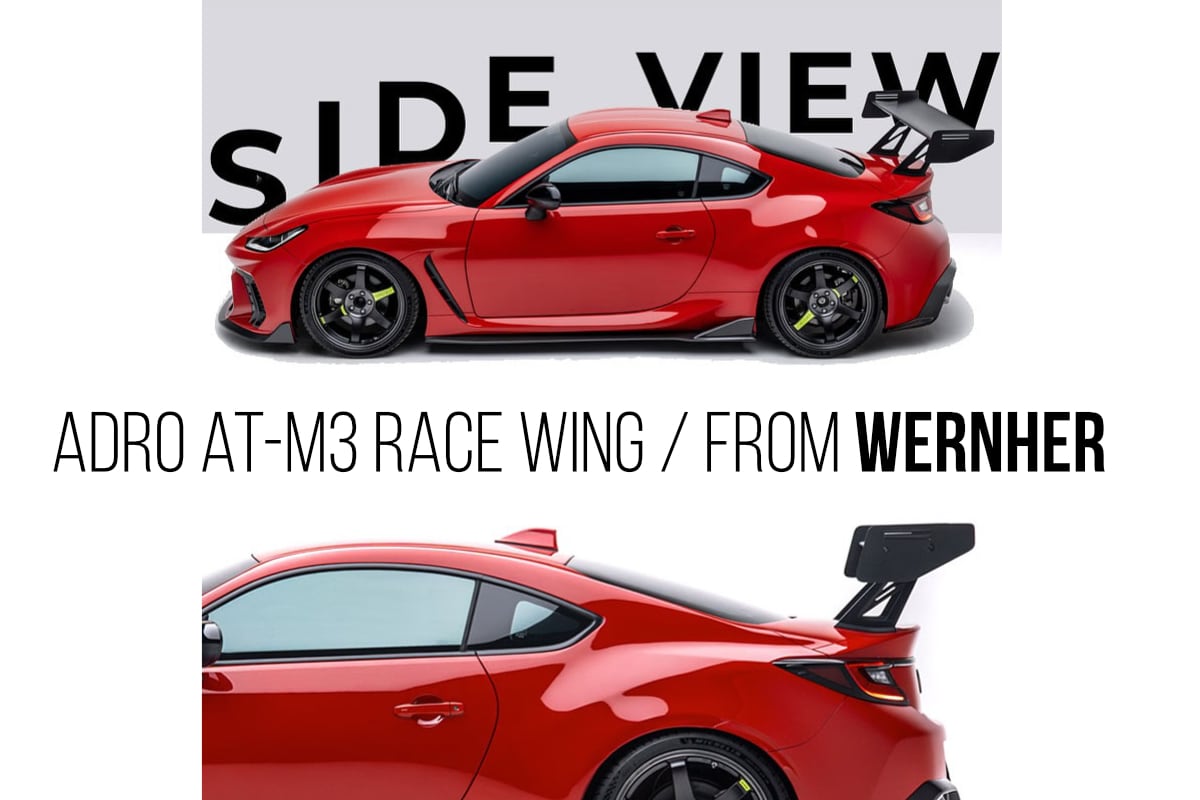 ADRO(エイドロ）GR86&BRZ2Gen AT-M3モータースポーツウイング