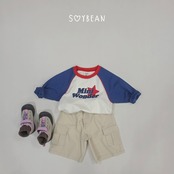 韓国子供服 / 26Autumn / soybean / wonder ラグランTシャツ / キッズ服 / ジュニア服 / 秋服 *XS~JM*