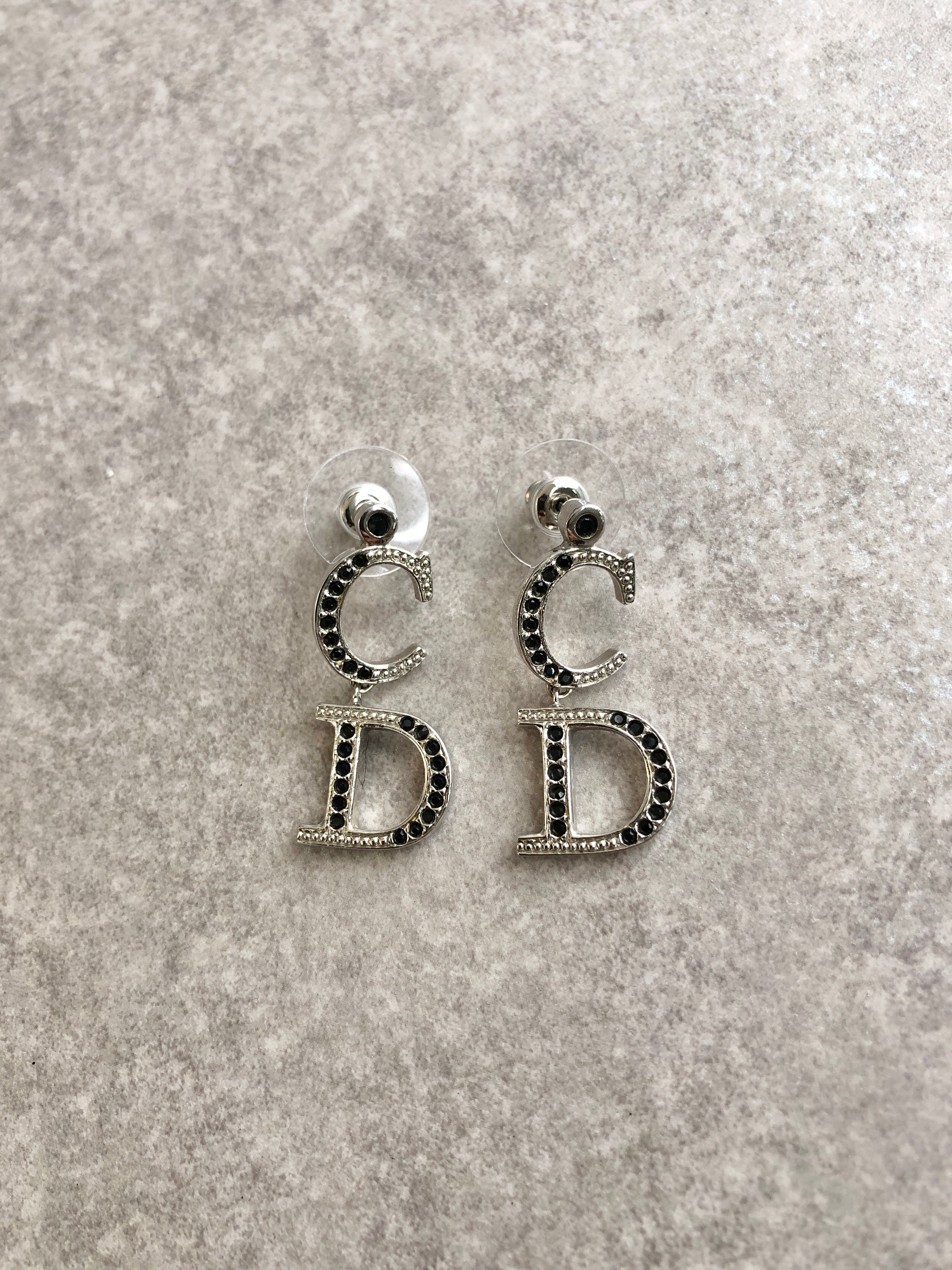 ヴィンテージ‼️　DIOR ディオール　ピアス Christian Dior ヴィンテージ ディオール Diorロゴ ピアス - VINTAGE