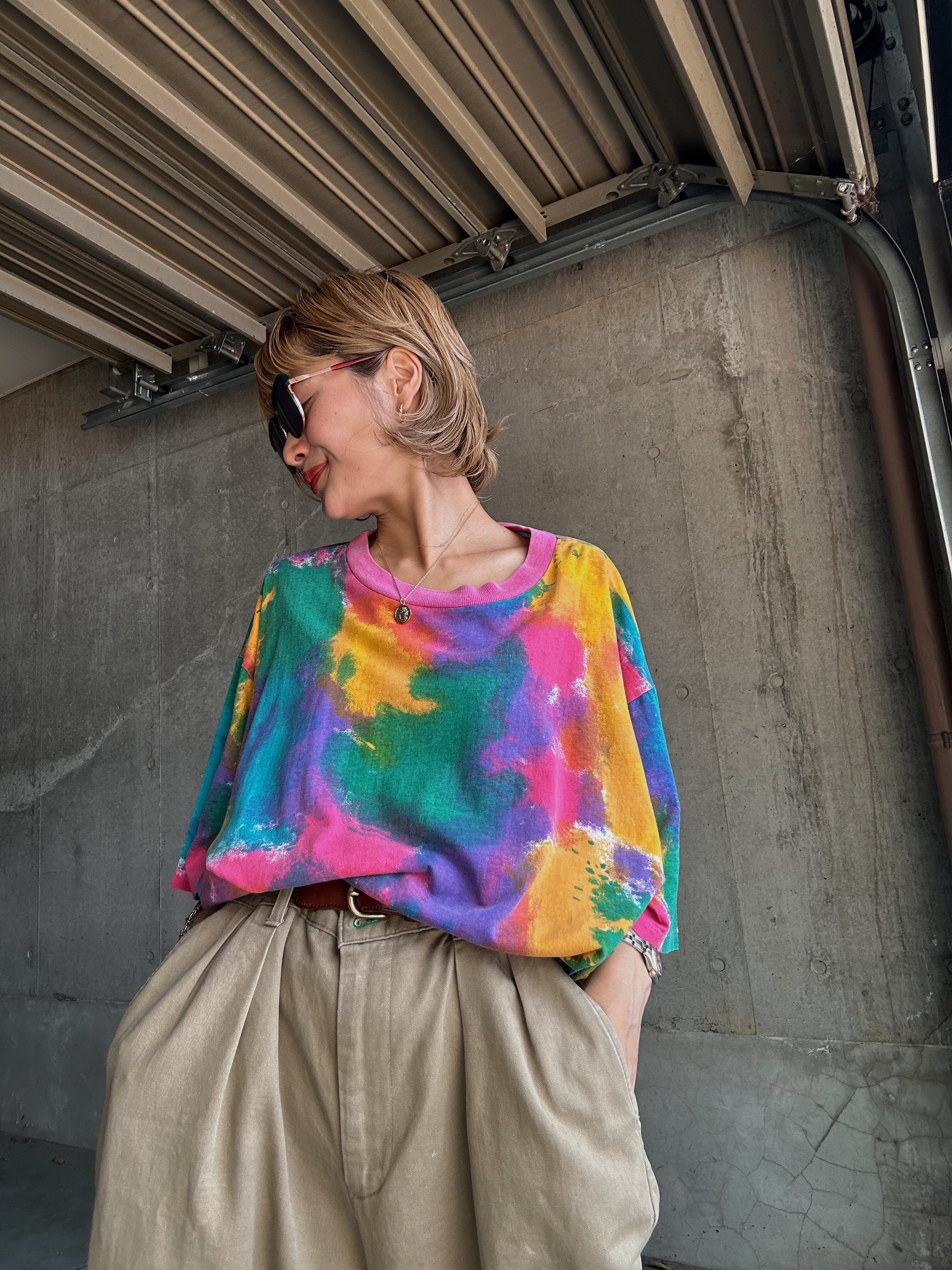 (CS1872)art painted t-shirt