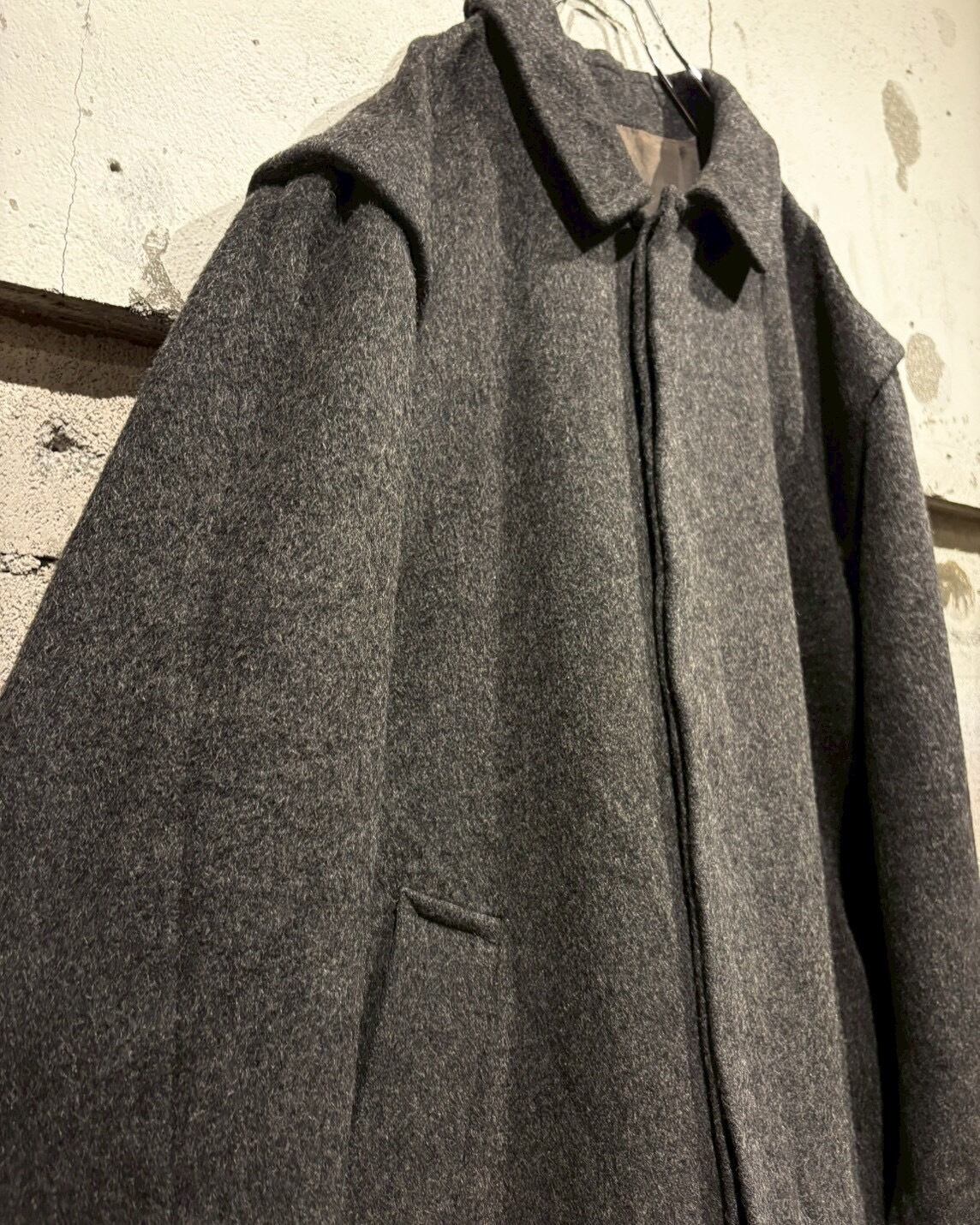 Caka otto】“BOSS HUGO BOSS” Loden Detail Loose Coat | Caka(カカ