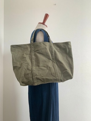 帆布　BASIC TOTE ( L ) アッシュアーミー