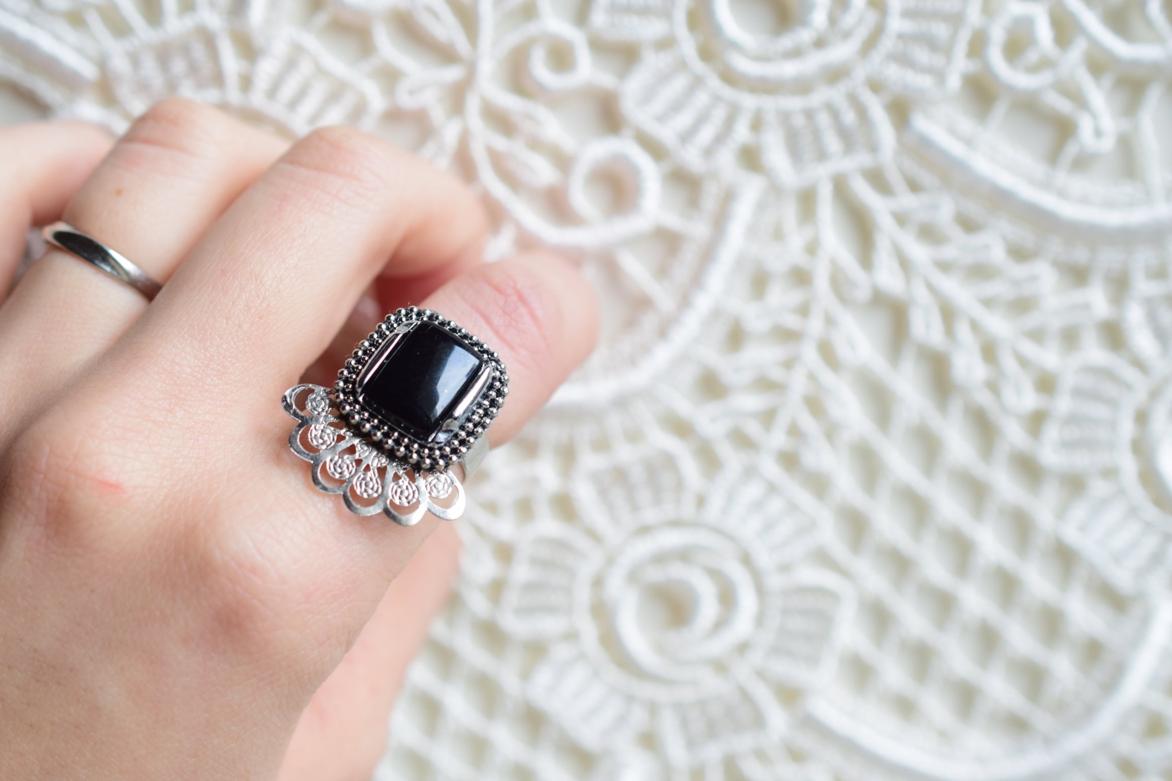 SOLD！アンティークレースのring | Oki