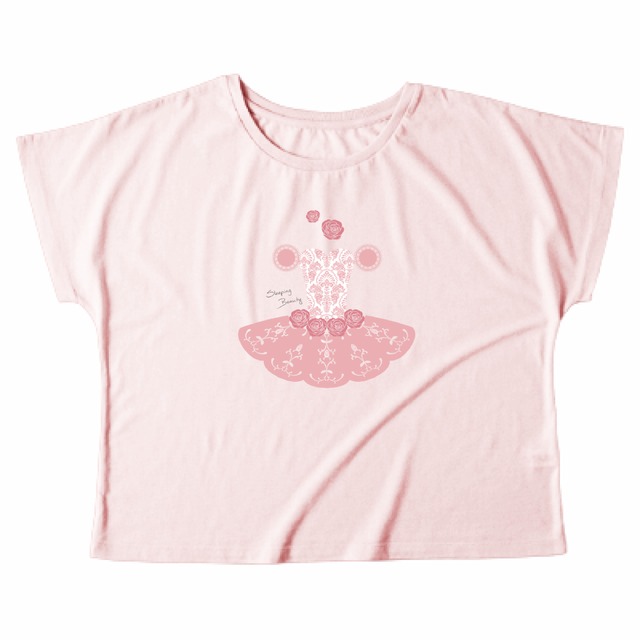 レディース オーロラ（ゆったりTシャツ）ピンク