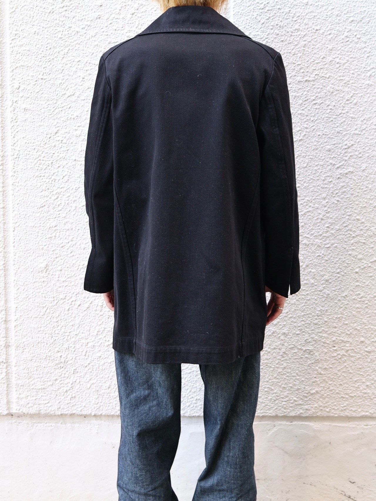 【y's bis limi】minimal trench half coat