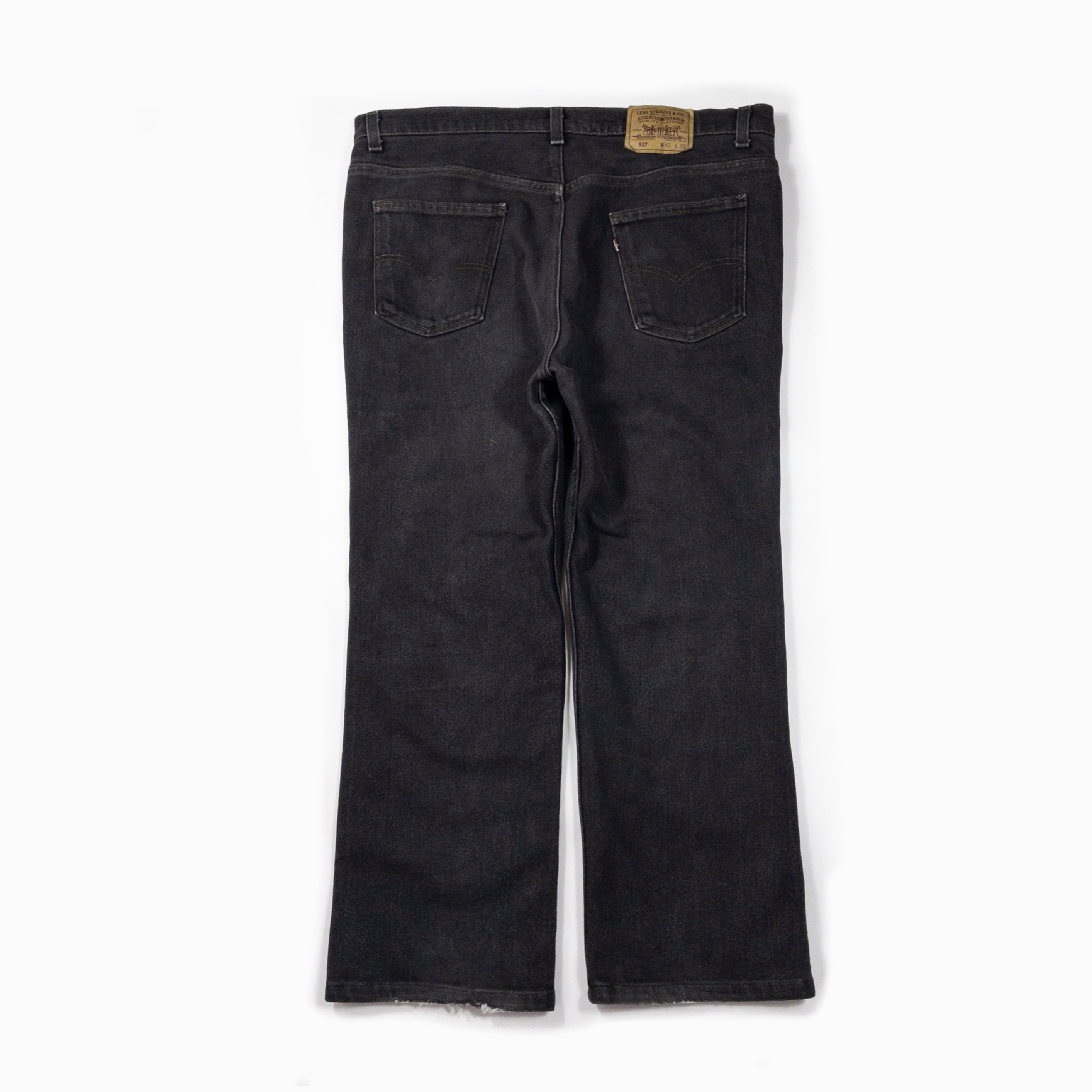 USA製！　Levi's 517-2059 先染ブラック リーバイス 1990's Levi's 517-2059 made in USA “先染め Black Bootcut Denim