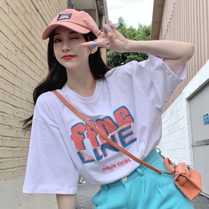 ホワイトTシャツ サマールーズ 夏物 YY-ファッション60211562142