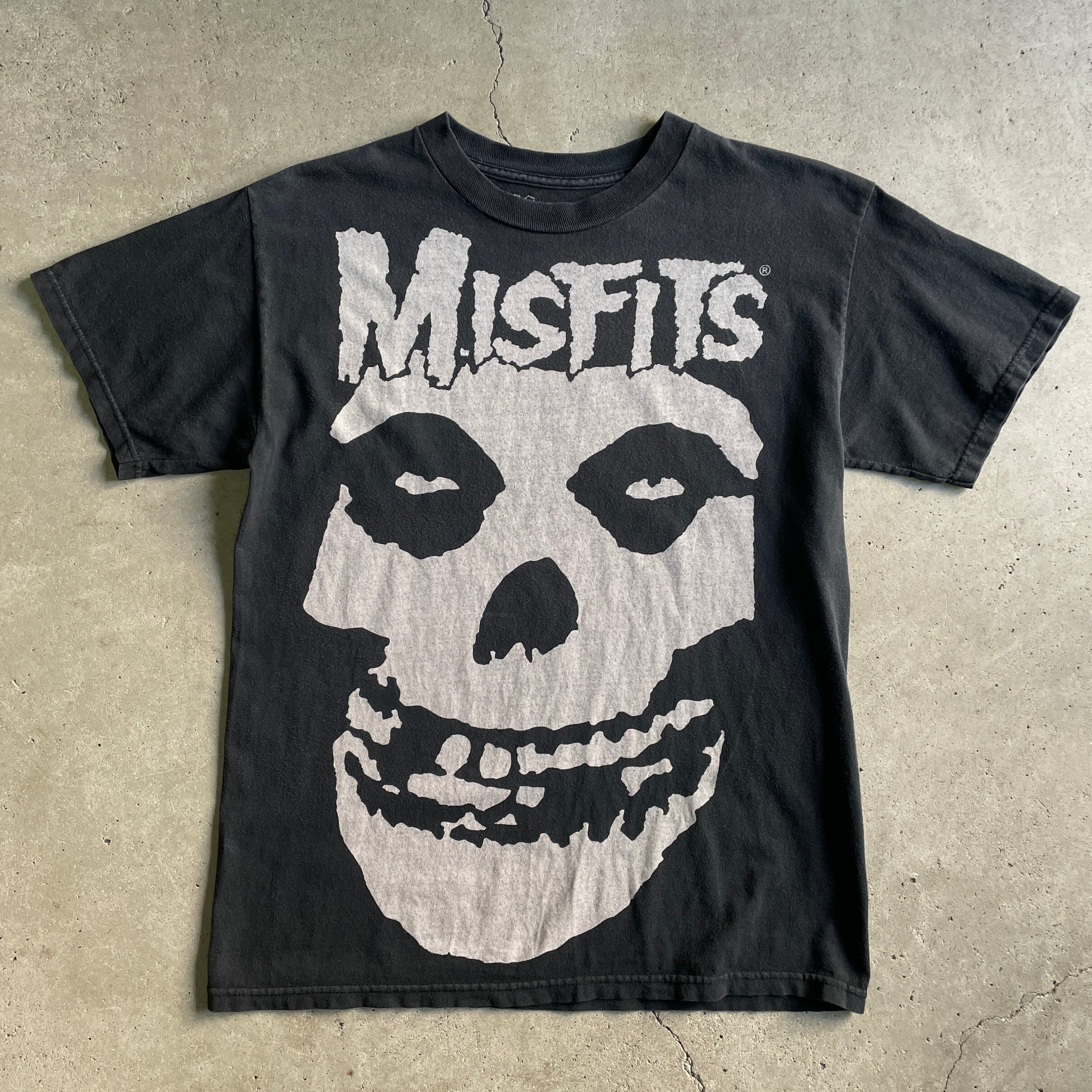 Misfits ミスフィッツ ハードコアパンク バンドTシャツ メンズM 古着 フェードブラック 黒色 【Tシャツ】【PS2307T】 | cave  古着屋【公式】古着通販サイト