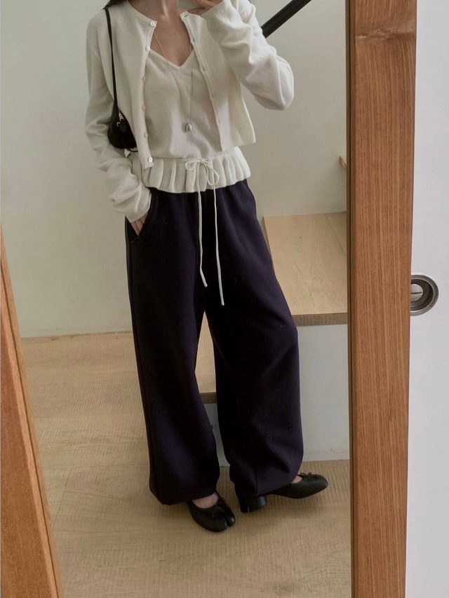 (予約) miel / Tov jogger pants 3color