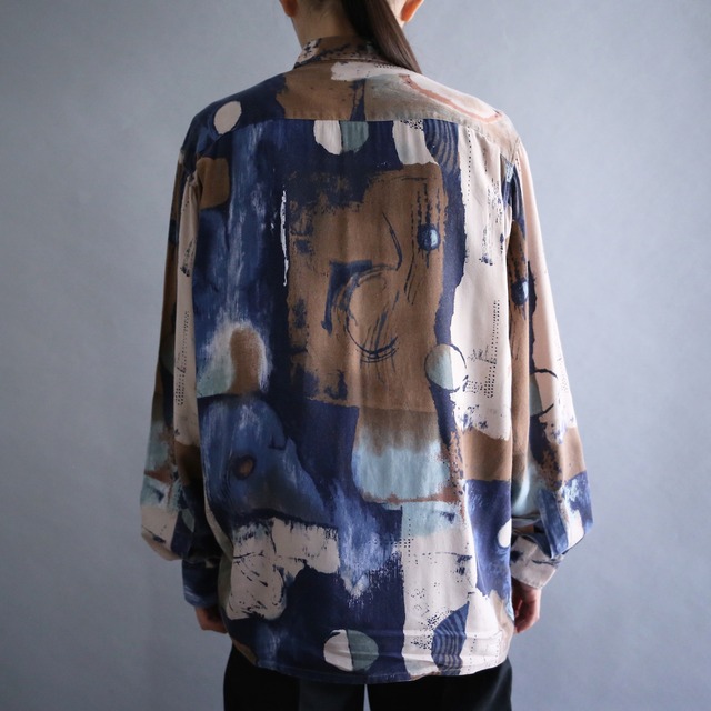 good coloring art pattern loose shirt