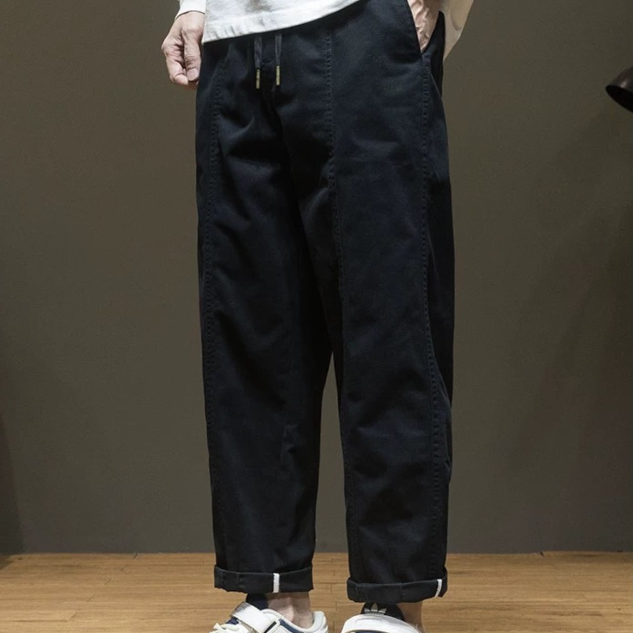 ストレート テーパード チノパン 00014