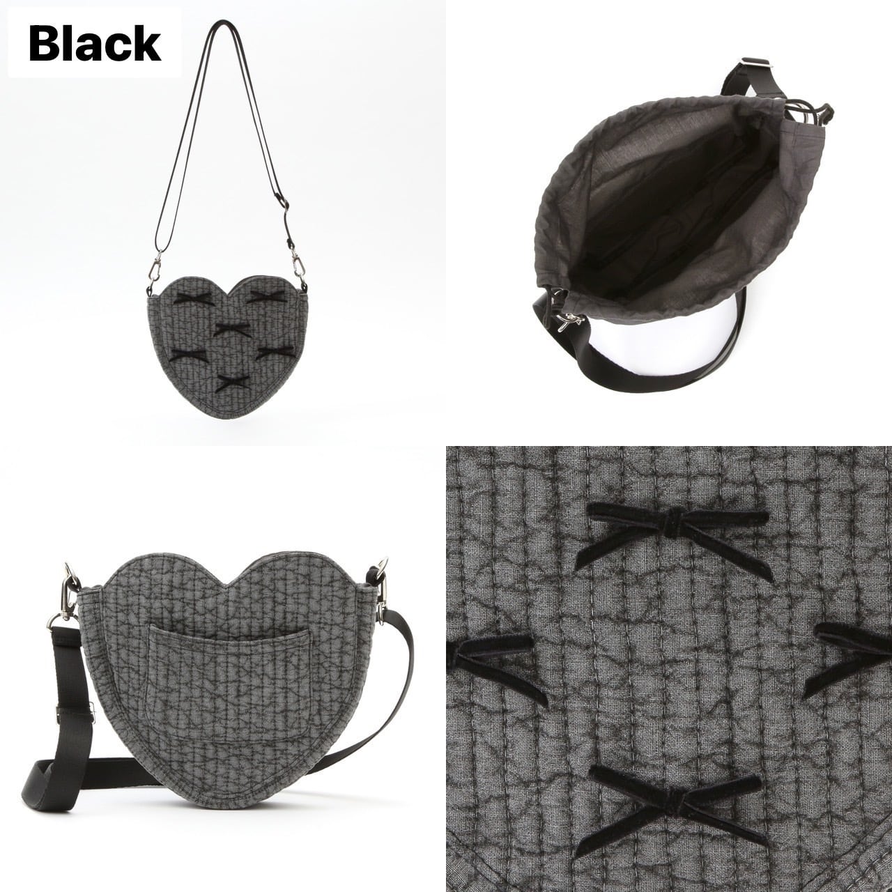 裏地COTTON100%Gypsohila 人気完売品　Heart Bag 新品