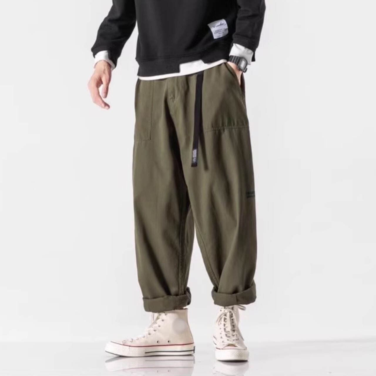 リラックスシルエット ストレートパンツ af0001