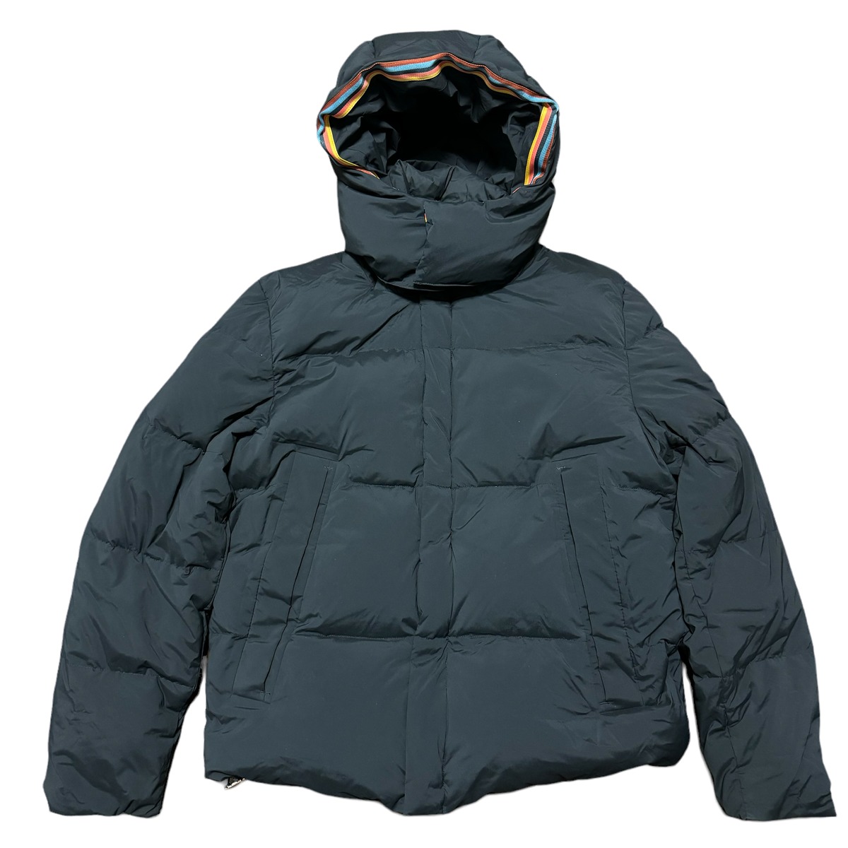 Paul Smith ポールスミス ダウンジャケット マルチストライプ ブラック 