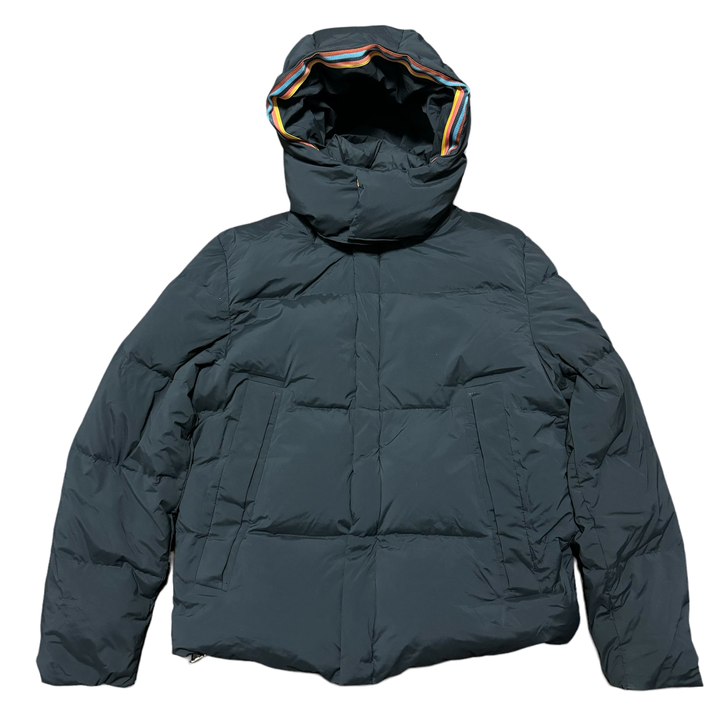 Paul Smith ポールスミス ダウンジャケット マルチストライプ ブラック 