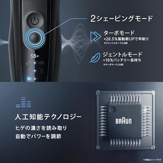 ブラウン 電気シェーバー シリーズ5 電動 髭剃り メンズ お風呂剃り