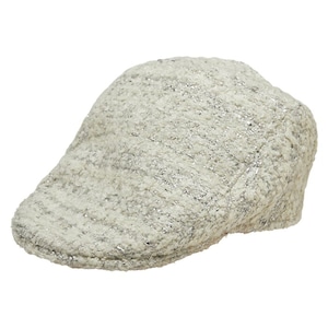 ヴァレンティノ ロックスタッズ ハンチング サイズ:M XW2HFA02YMR ホワイト シルバー ツイード レディース VALENTINO 【中古】