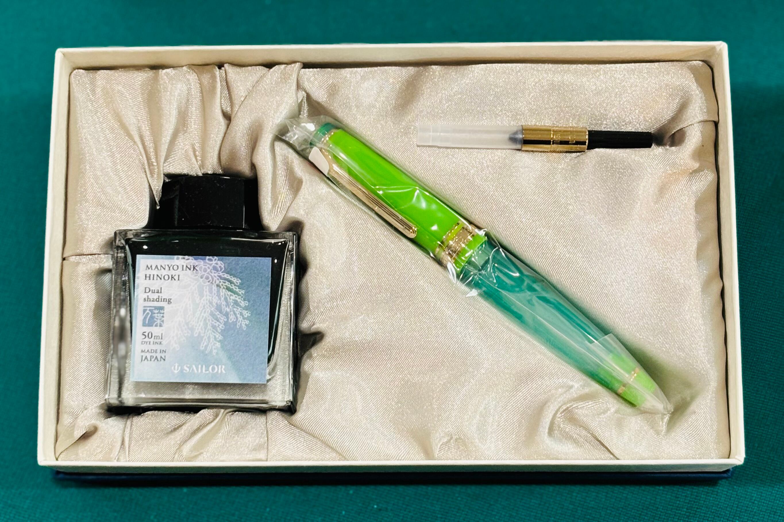 SAILOR萬葉二代海外限定特別版鋼筆墨水組14K □○【SAILOR/セーラー】