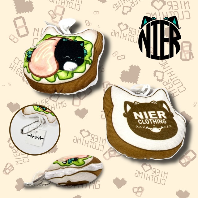 リバーシブルカラークッションキーホルダー【CIEL SANDWICH】