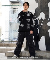 ◆タギング 総柄 トレーナー◆wi-319082